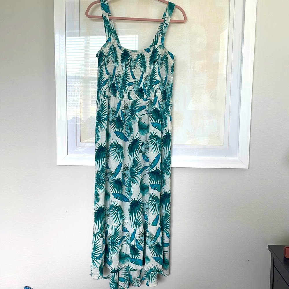 Tropical maxi dress -size L